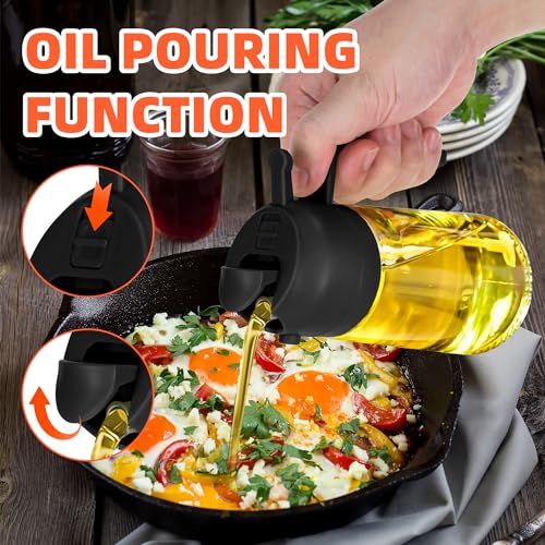 2 in 1 Oil Dispenser and Oil Sprayer for Cooking