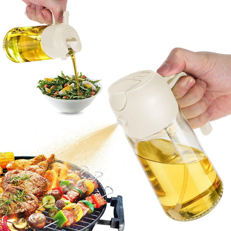 2 in 1 Oil Dispenser and Oil Sprayer for Cooking