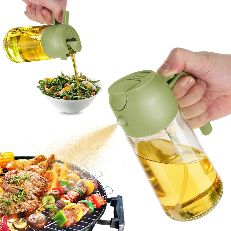 2 in 1 Oil Dispenser and Oil Sprayer for Cooking