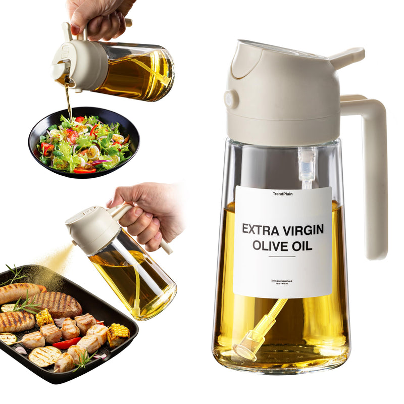 2 in 1 Oil Dispenser and Oil Sprayer for Cooking