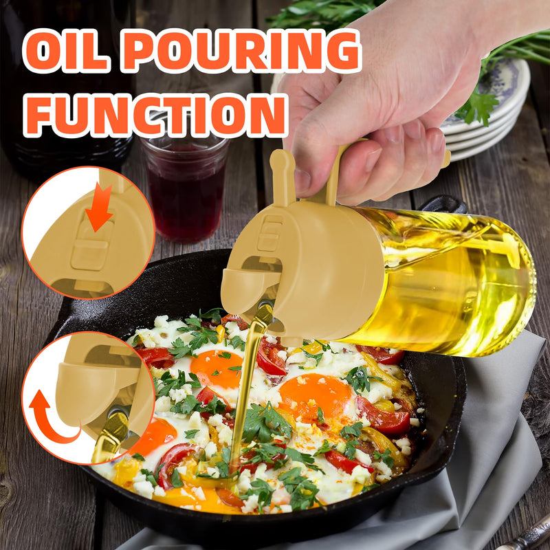 2 in 1 Oil Dispenser and Oil Sprayer for Cooking